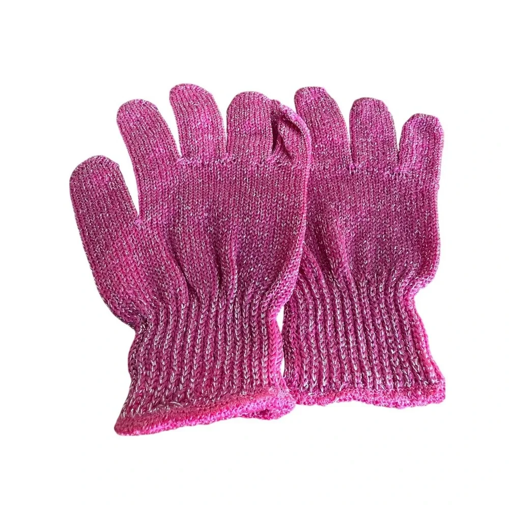 Avon Exfoliating Wash Gloves Pink One Pair Discontinued
